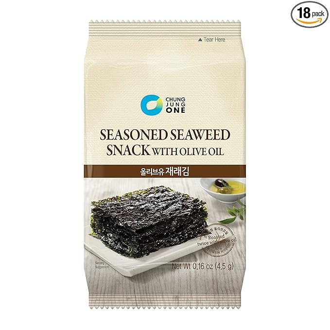 CHUNG JUNG WON SEAWEED SNACK 45GMS