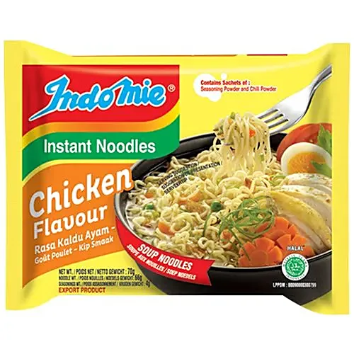 INDOMIE CHICKEN FLAVOUR NOODLE 70GMS