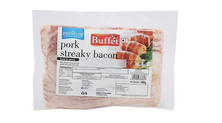 BUFFET PORK STREAKY BECON 400GM