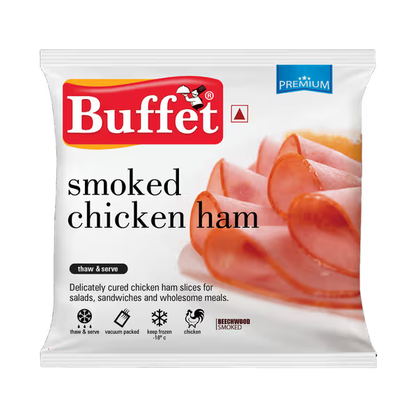 BUFFET SMOKED CHICKEN HAM 200GMS