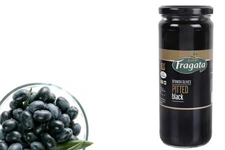 FRAGATA SPANISH PITTED BLACK 440G