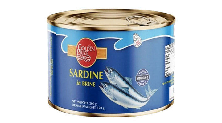 GOLDEN PRIZE SARDINE IN BRINE 200GM