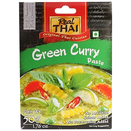 REAL THAI GREEN CURRY PASTE 50G
