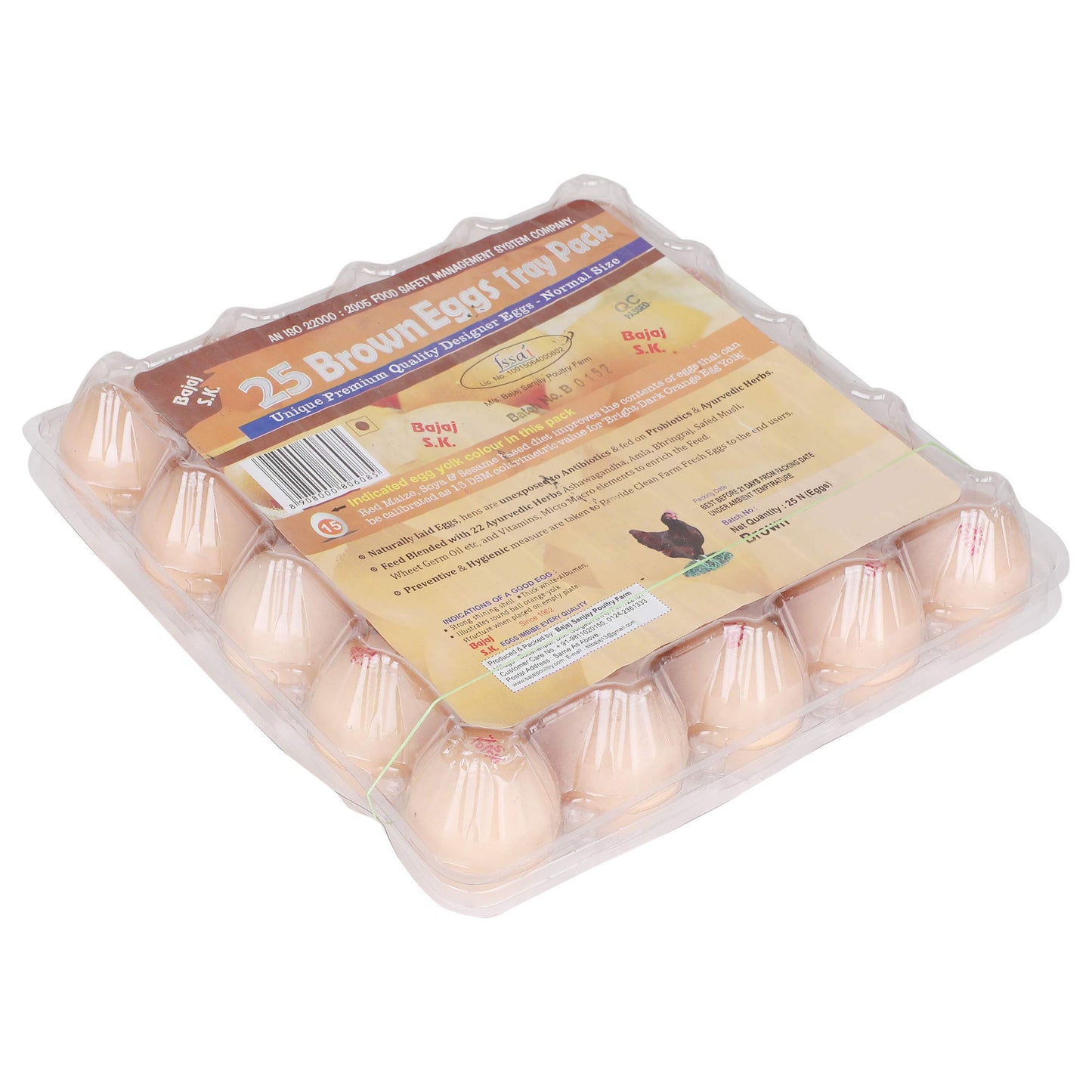 BAJAJ BROWN EGG 25PCS