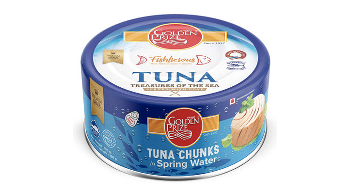 GOLDEN PRIZE TUNA SPRING WATER 185 GM