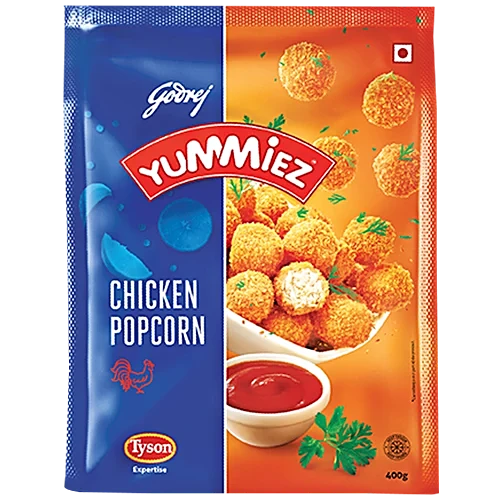 GODREJ YUMMIEZ CHICKEN POPCORN 400GMS