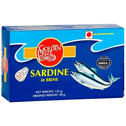 GOLDEN PRIZE SARDINE IN BRINE 125GM
