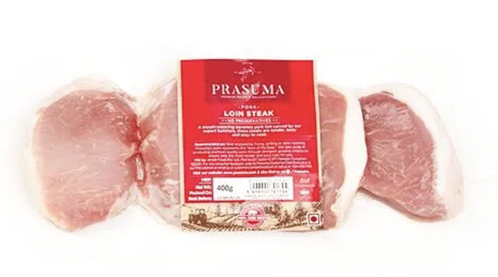 PRASUMA PORK LOIN STEAK 400GM