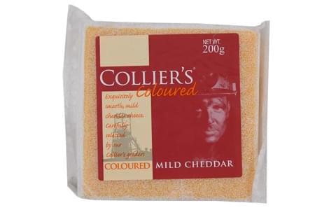 COLLIERS MILD CHEDDAR 200 GMS