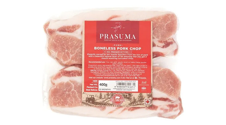 PRASUMA BONELESS PORK CHOP 400GM