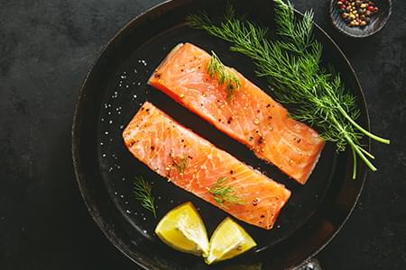 SALMON WITH SKIN