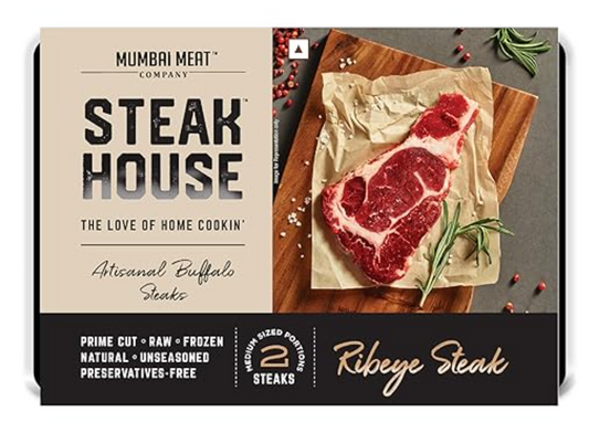 MUMBAI MEAT HOUSE RIB EYE STEAK 170GMS