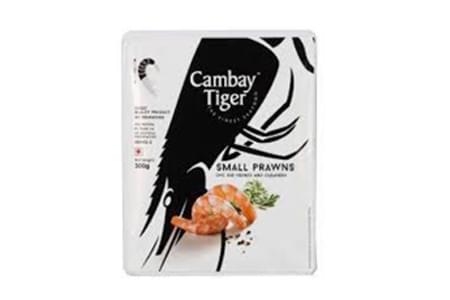 CAMBAY TIGER SMALL PRAWNS 300GM