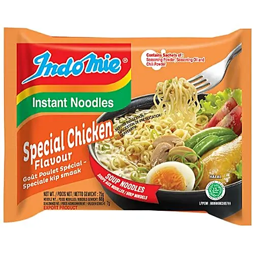 INDOMIE SPECIAL CHICKEN FLAVOUR NOODLE 75GMS