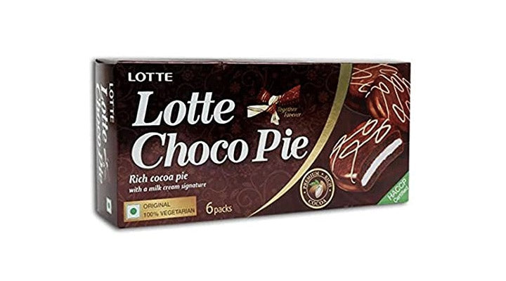 LOTTE CHOCO PIE COCOA PIE PACKS OF 6
