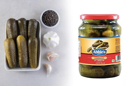 ABBIES GHERKINS 680GM