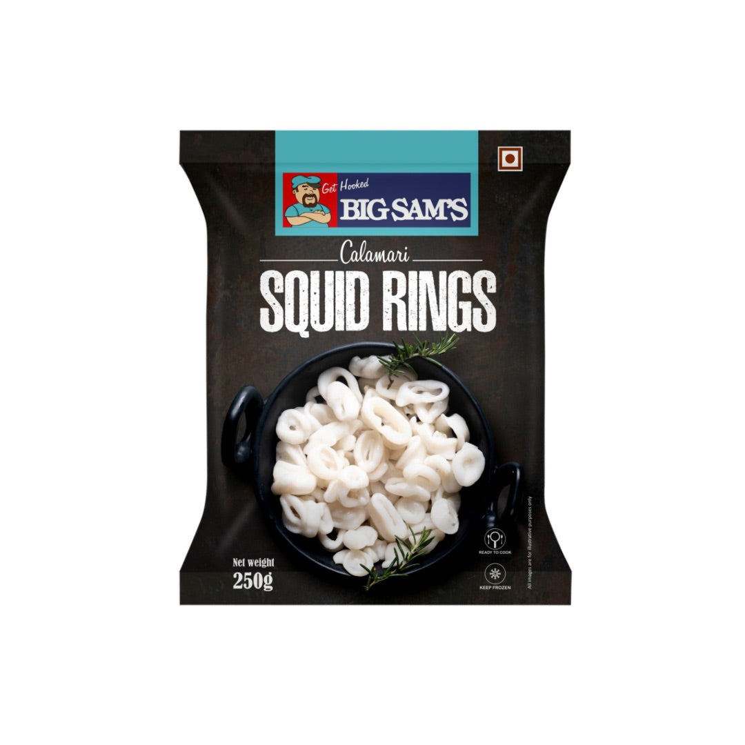 BIG SAM`S SQUID RINGS 250GRM