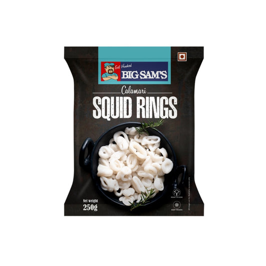 BIG SAM`S SQUID RINGS 250GRM