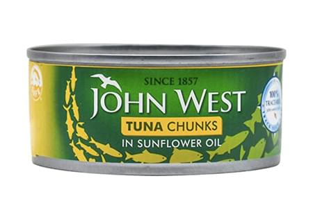JOHN WEST TUNA CHUNKS IN SUNFLOWER