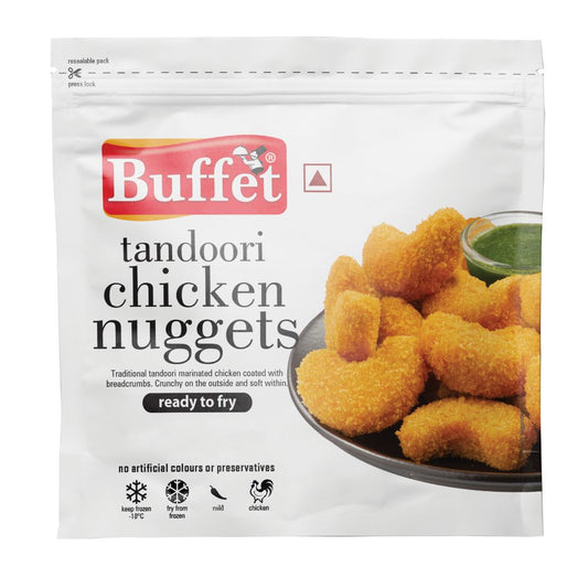 BUFFET TANDOORI CHICKEN NUGGETS 450GMS