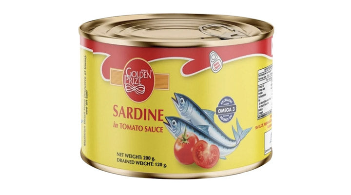 GOLDEN PRIZE SARDINE IN TOMATO SAUCE 200GM
