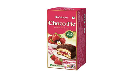 ORION CHOCO PIE STRAWBERRY 168 GMS